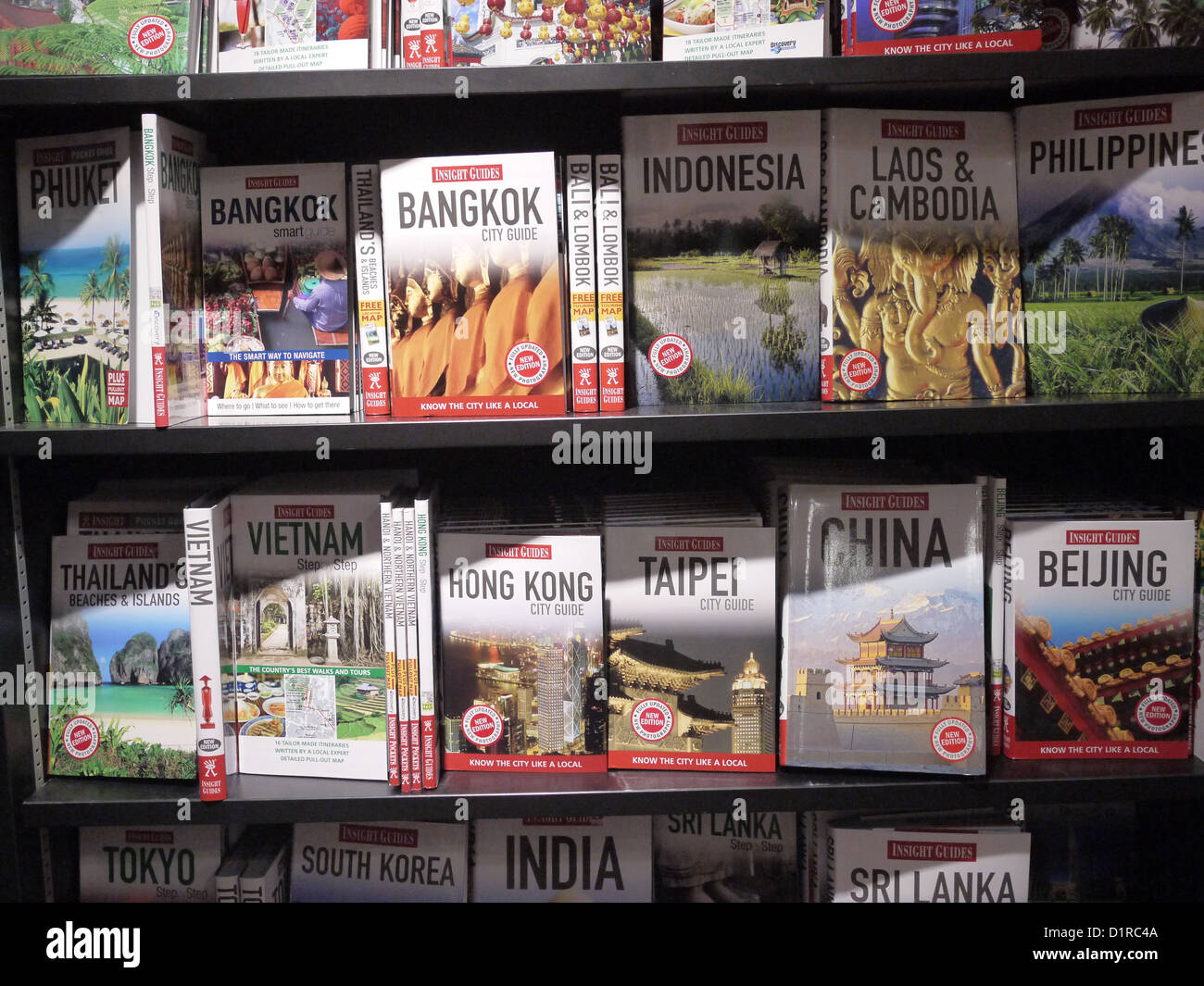 Reise buchen Stockfoto