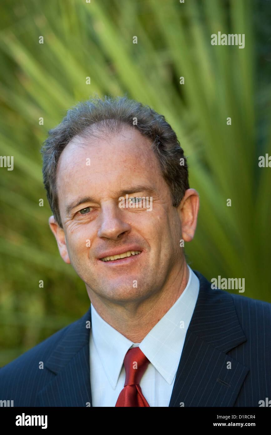 David Shearer MP New Zealand Labour Party-Chef. Stockfoto