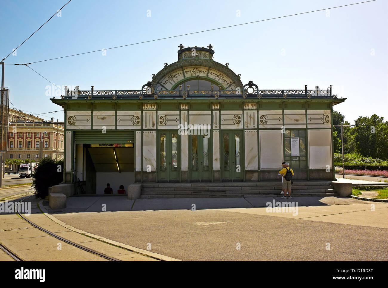 -Karlsplatz' s Station - Wien (Österreich). Stockfoto