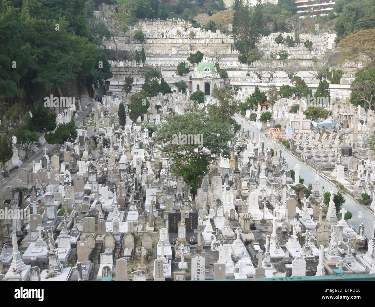 Hong Kong-Friedhof Stockfoto