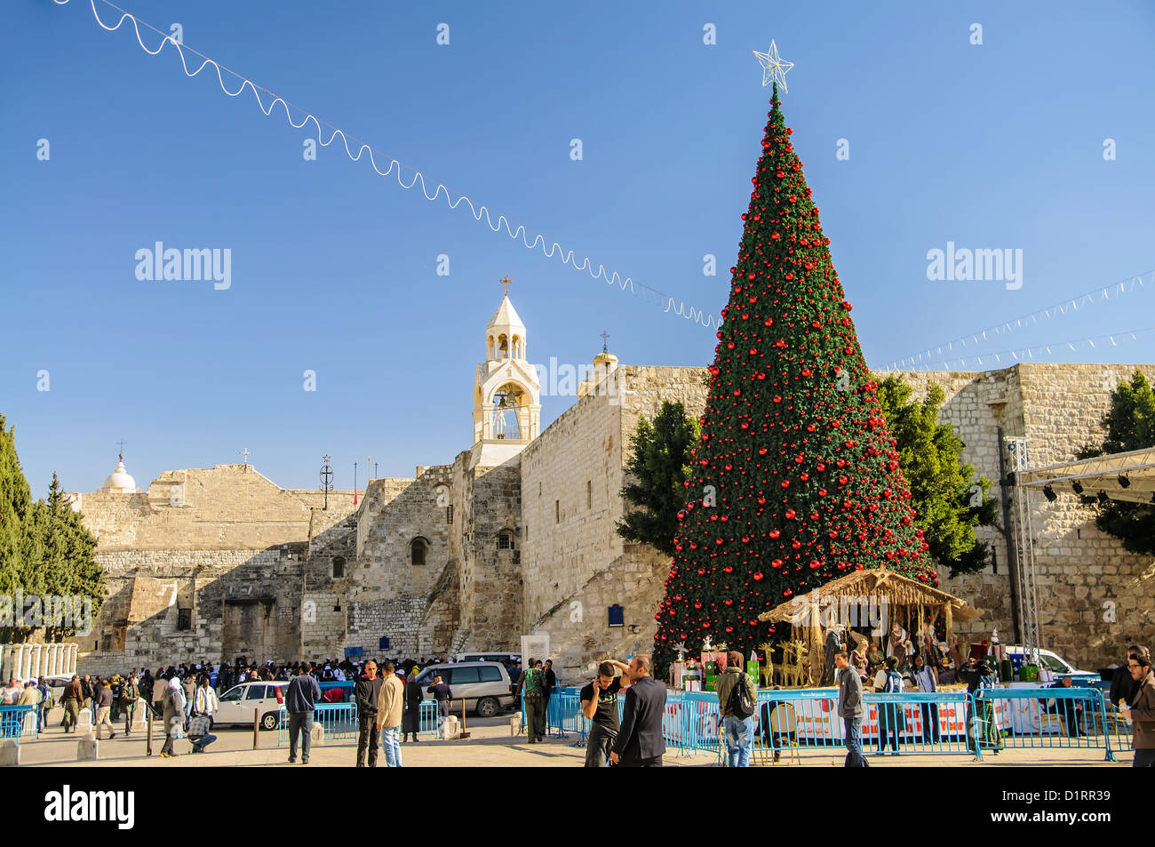 Geburt Christi Kirche, Bethlehem, West Bank, Palästina, Israel Stockfoto