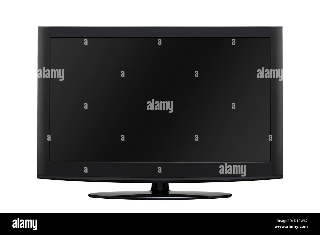 LCD-TV, ausschneiden. Stockfoto