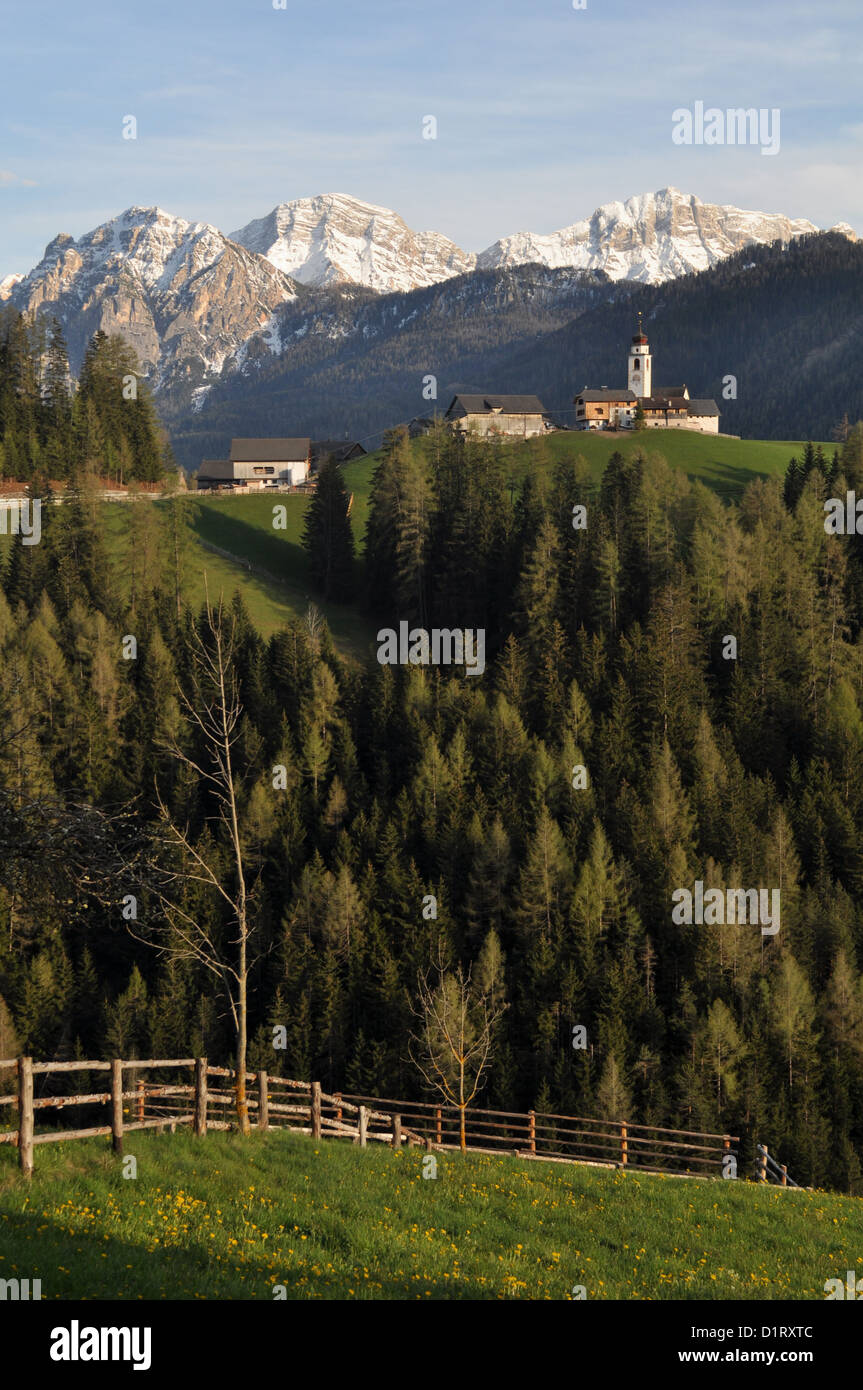 Pieve di Marebbe, Alto Adige, Italien Stockfoto