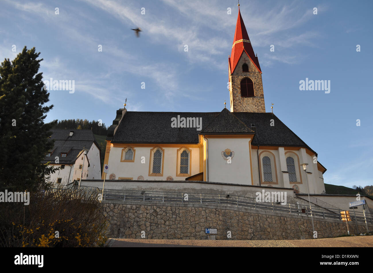 Pieve di Marebbe, Alto Adige, Italien Stockfoto