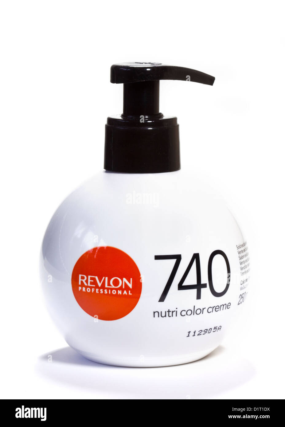 Revlon Professional Haar Farbe Creme 740 Kupfer Farbe behandeltes Haar Stockfoto