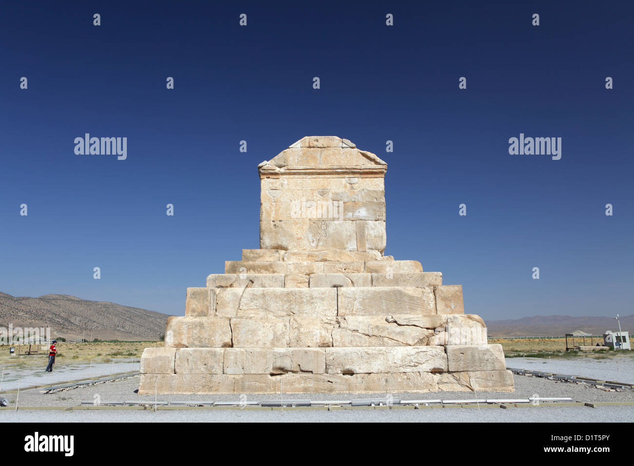 Grabmal von Kyros dem großen, Pasargadae, Iran Stockfoto