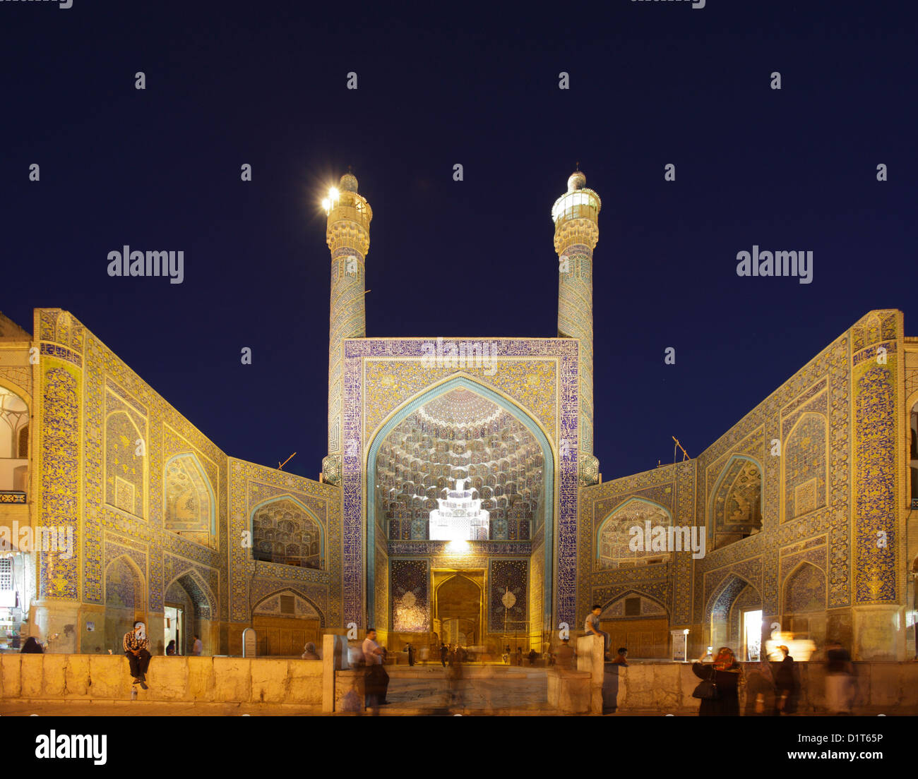 Imam-Moschee (auch genannt Shah Moschee) in Isfahan, Iran Stockfoto