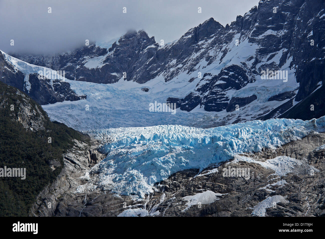 Balmaceda Gletscher, Nationalpark Bernardo O' Higgins, Patagonien, Chile Stockfoto