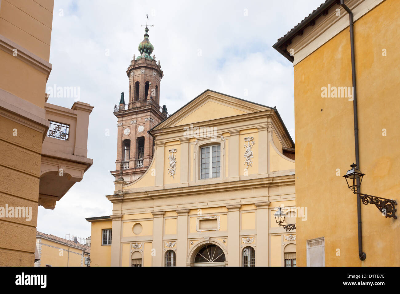Gebäude der Pinacoteca Stuard von Parma, Italien Stockfoto
