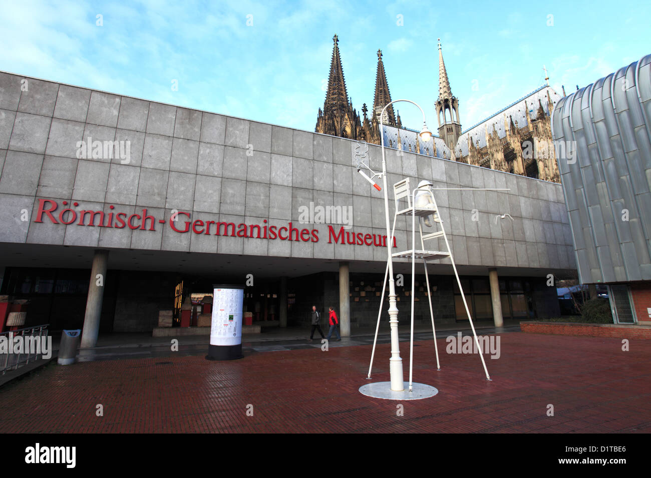 Römisch germanischen Museum Gebäude, Köln City, North Rhine-Westphalia, Deutschland, Europa Stockfoto