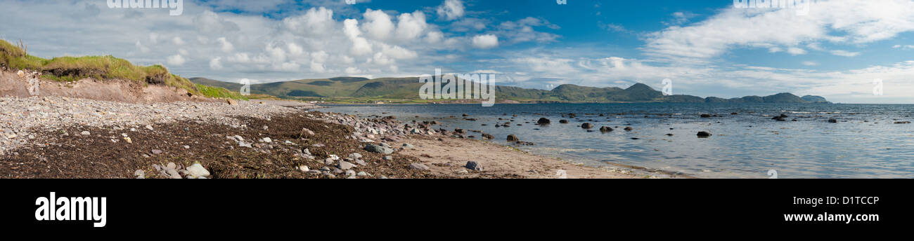 Waterville Beach, Iveragh-Halbinsel, County Kerry, Irland. Die Landschaft wurde stark beeinflusst durch die Eiszeit Eiszeit Stockfoto