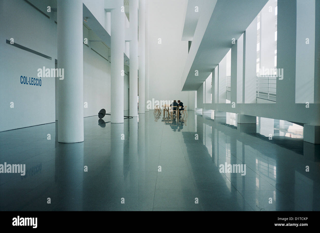 Interieur, Museum für moderne Kunst, Barcelona, Spanien Stockfoto