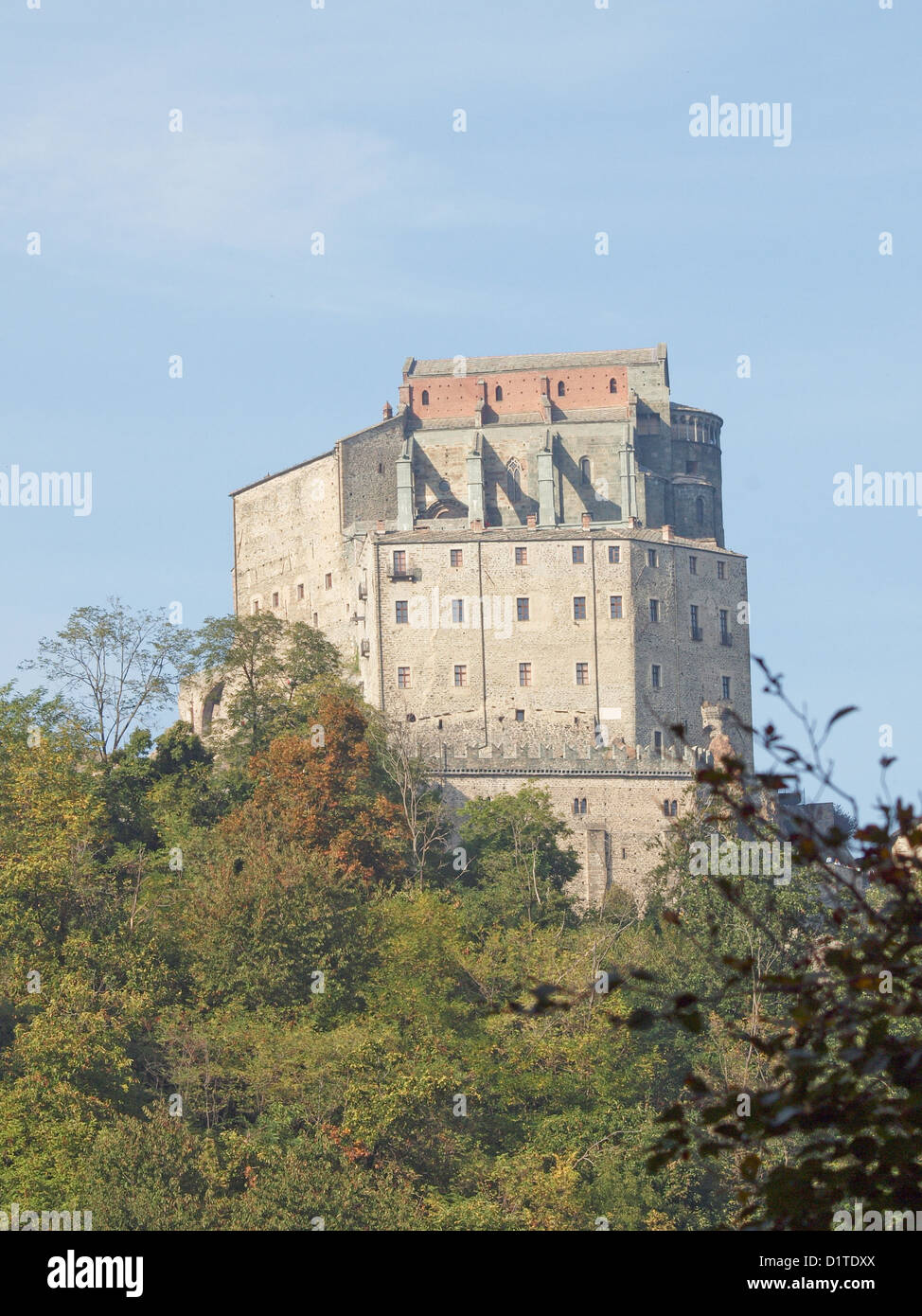 Sacra di San Michele Avigliana Italien Stockfoto