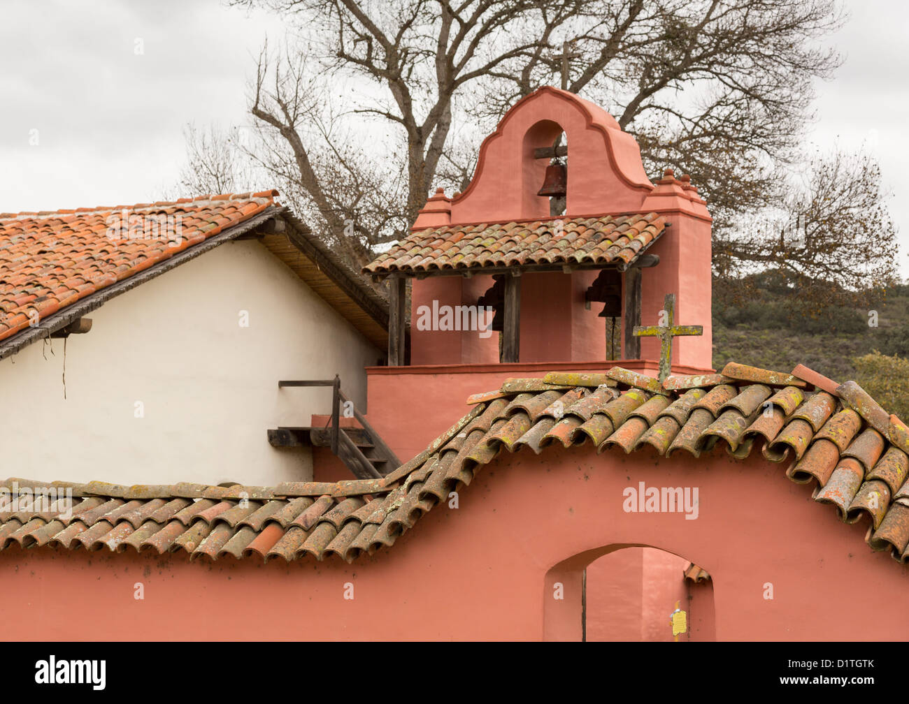 Mission La Purisima Konzeption im California State Park in Lompoc Stockfoto