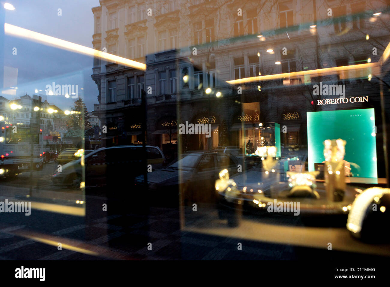 Roberto Coin, Fashion Store in Prag Parizska Straße, Altstadt, Tschechische Republik Stockfoto
