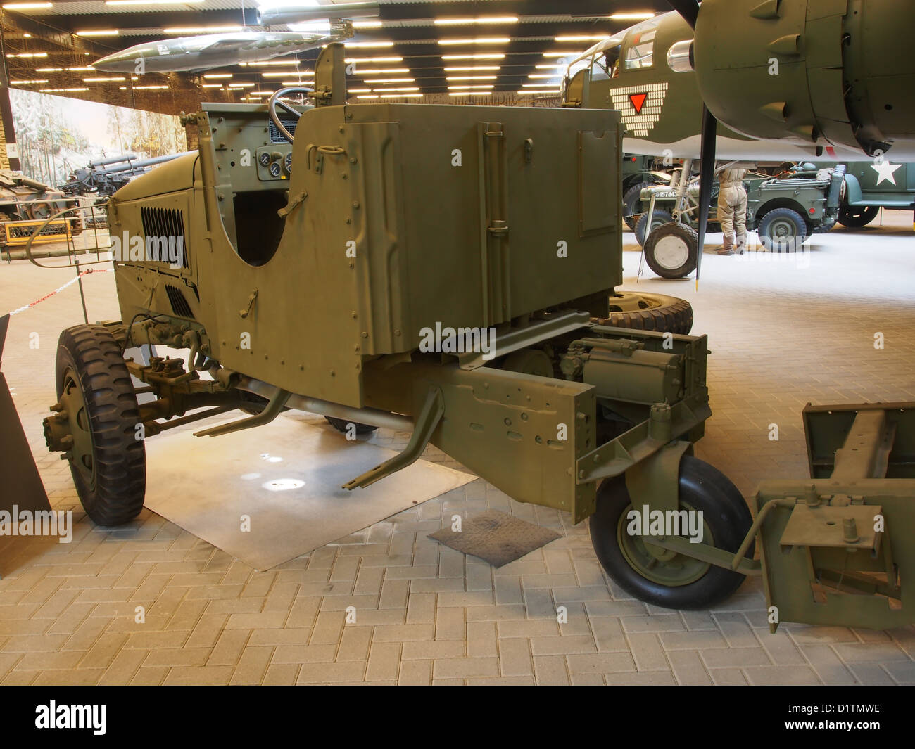 Kriegsmuseum Overloon... GMC CCKW 353 Luft transportieren LKW Stockfoto