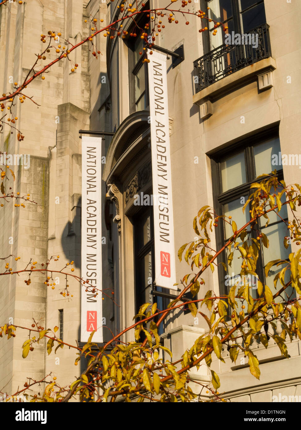 National Academy Museum auf Fifth Avenue, Museumsmeile, NYC Stockfoto