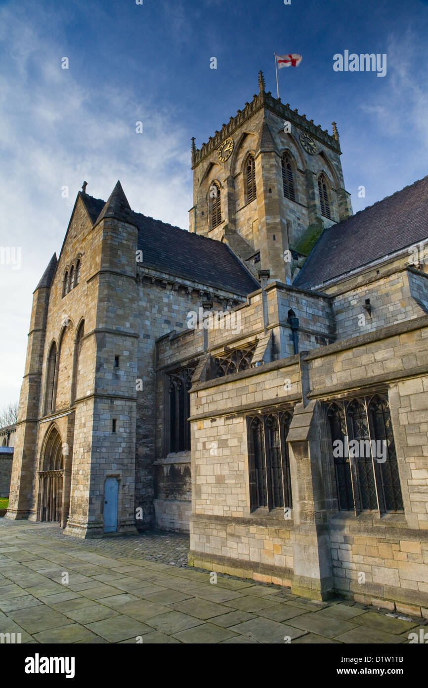 Die Pfarrei St. James, eine anglikanische Kirche im Herzen von Grimsby, North East Lincolnshire Stockfoto