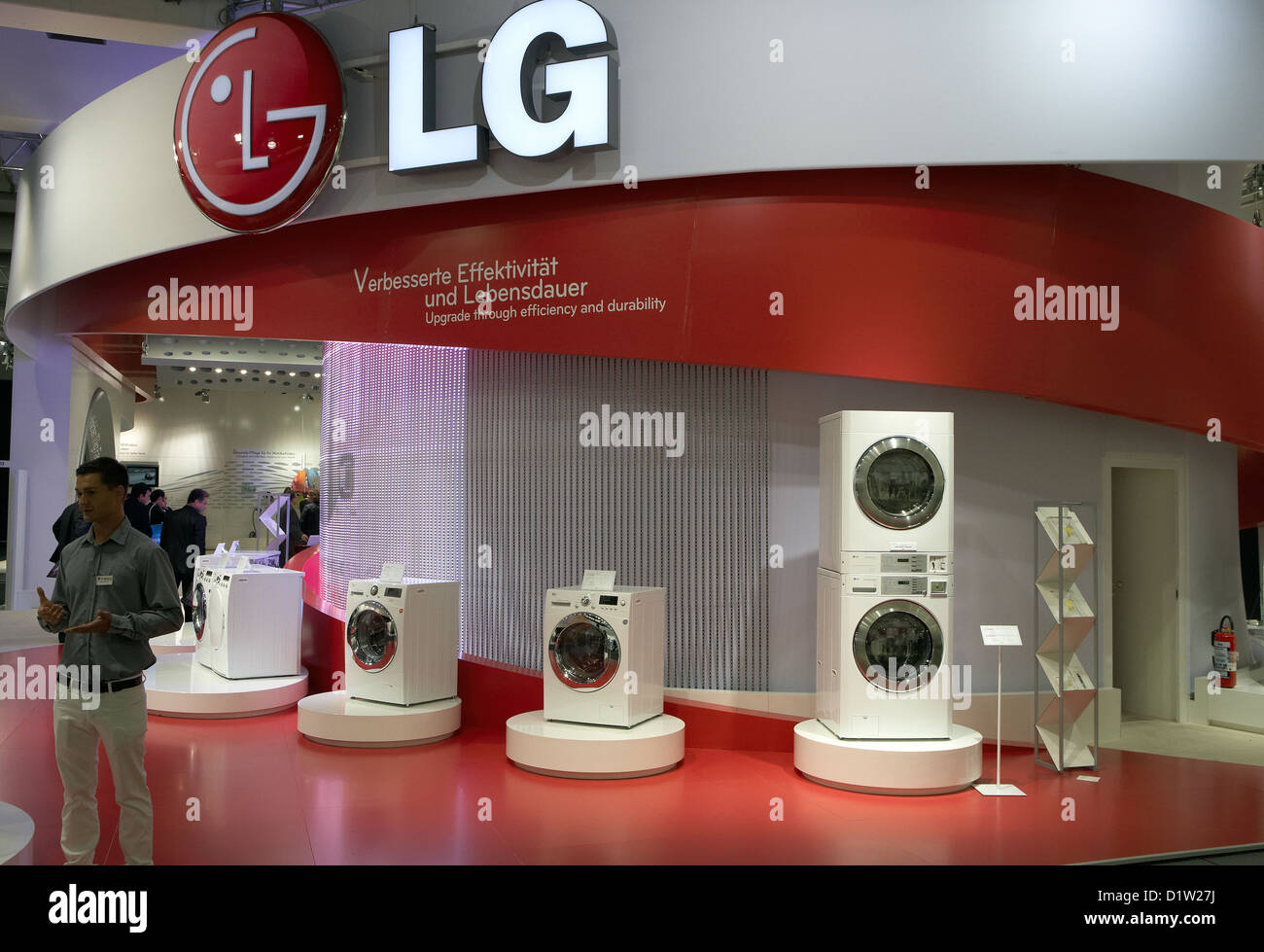 Berlin, Deutschland, stand für LG Haushaltsgeräte auf der IFA 2009 Stockfoto