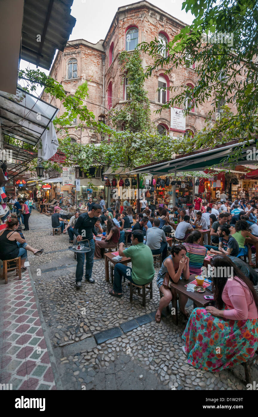 Durchgang von Hacopulos in Beyoğlu, Istanbul, Türkei Stockfoto