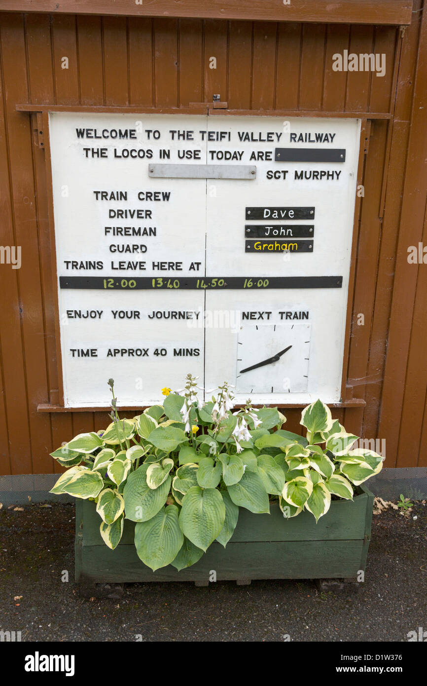 Teifi Valley Railway Wales Stockfoto