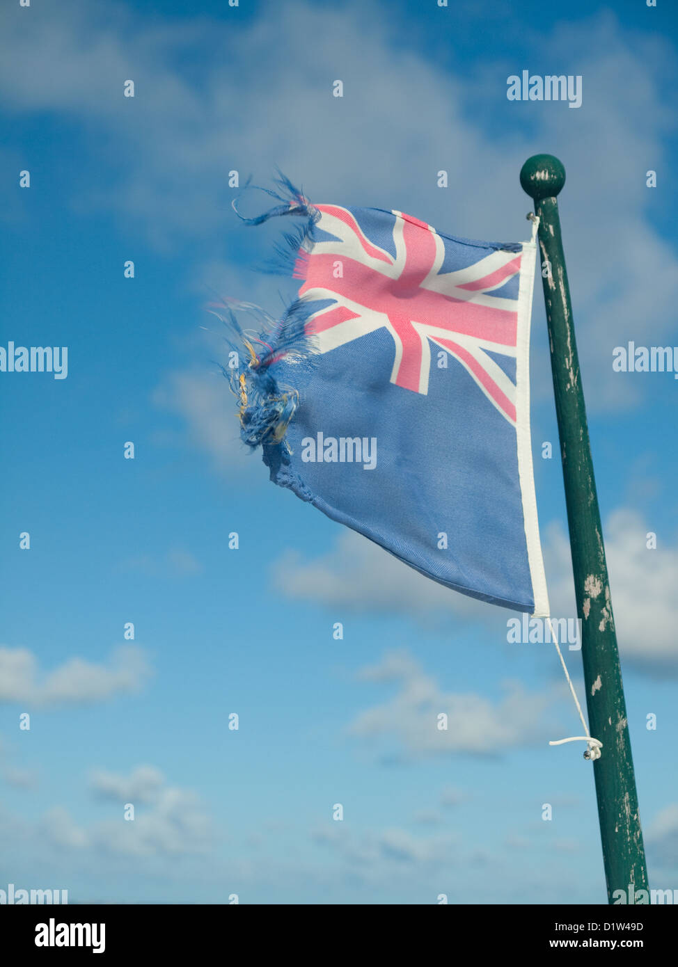 Anguilla-Flagge Stockfoto