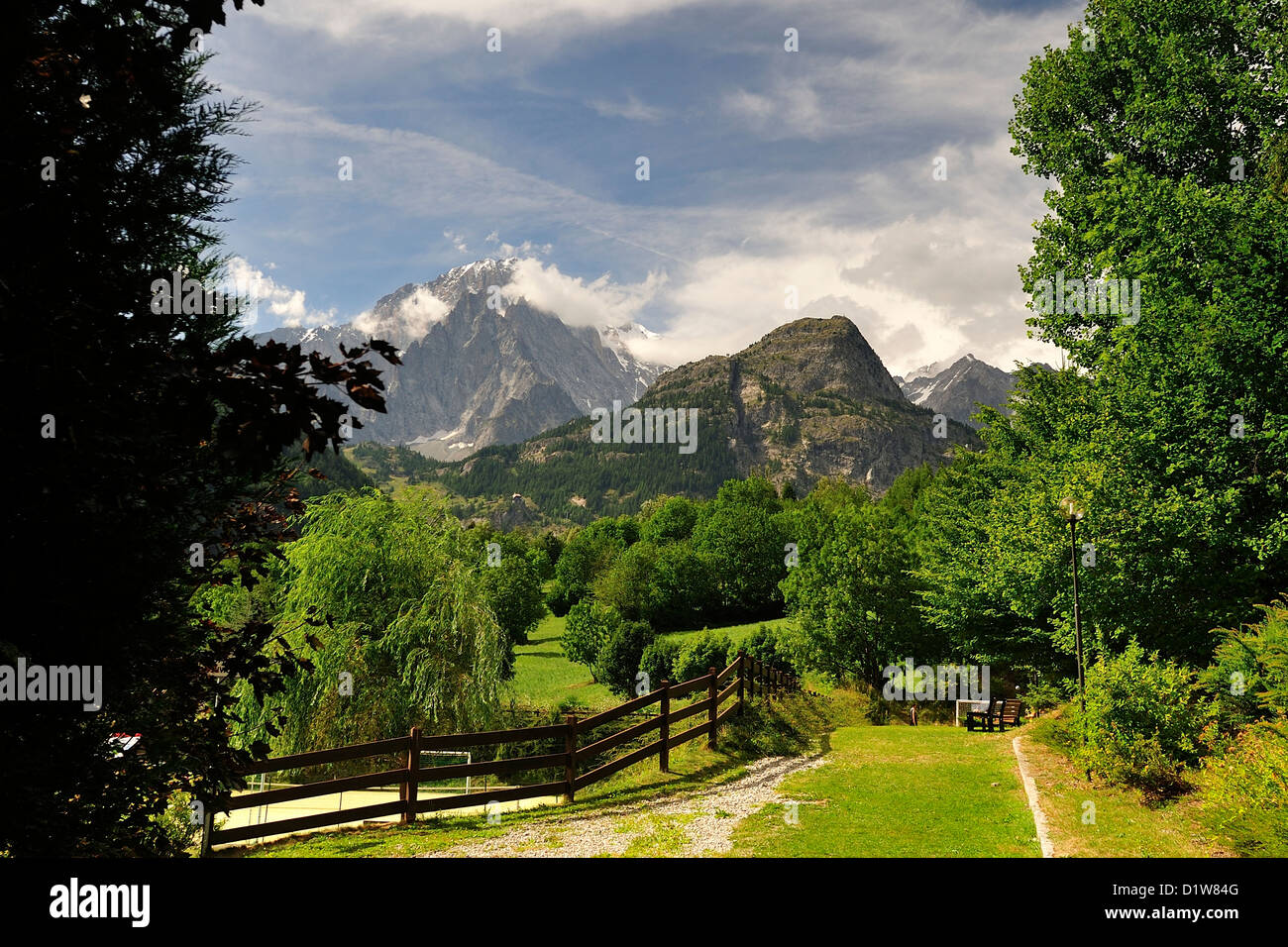 Die Alpen Stockfoto