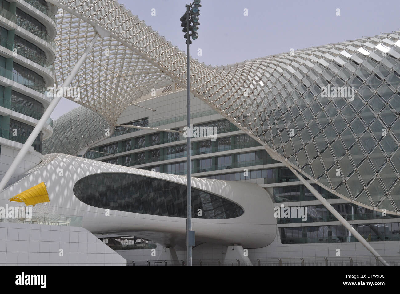 Abu Dhabi (Vereinigte Arabische Emirate): Viceroy Hotel auf Yas Island Stockfoto