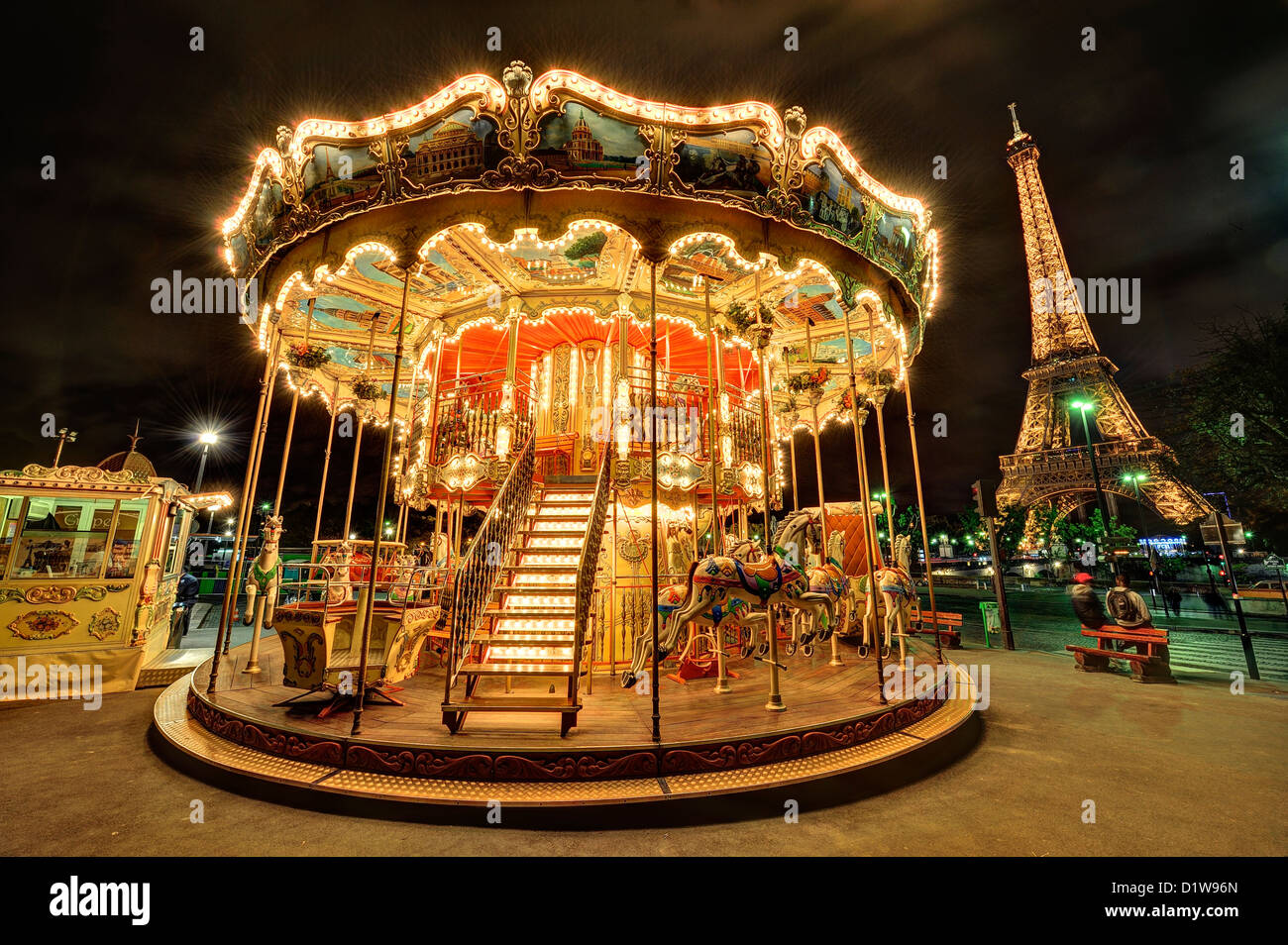 Karussell Stockfoto