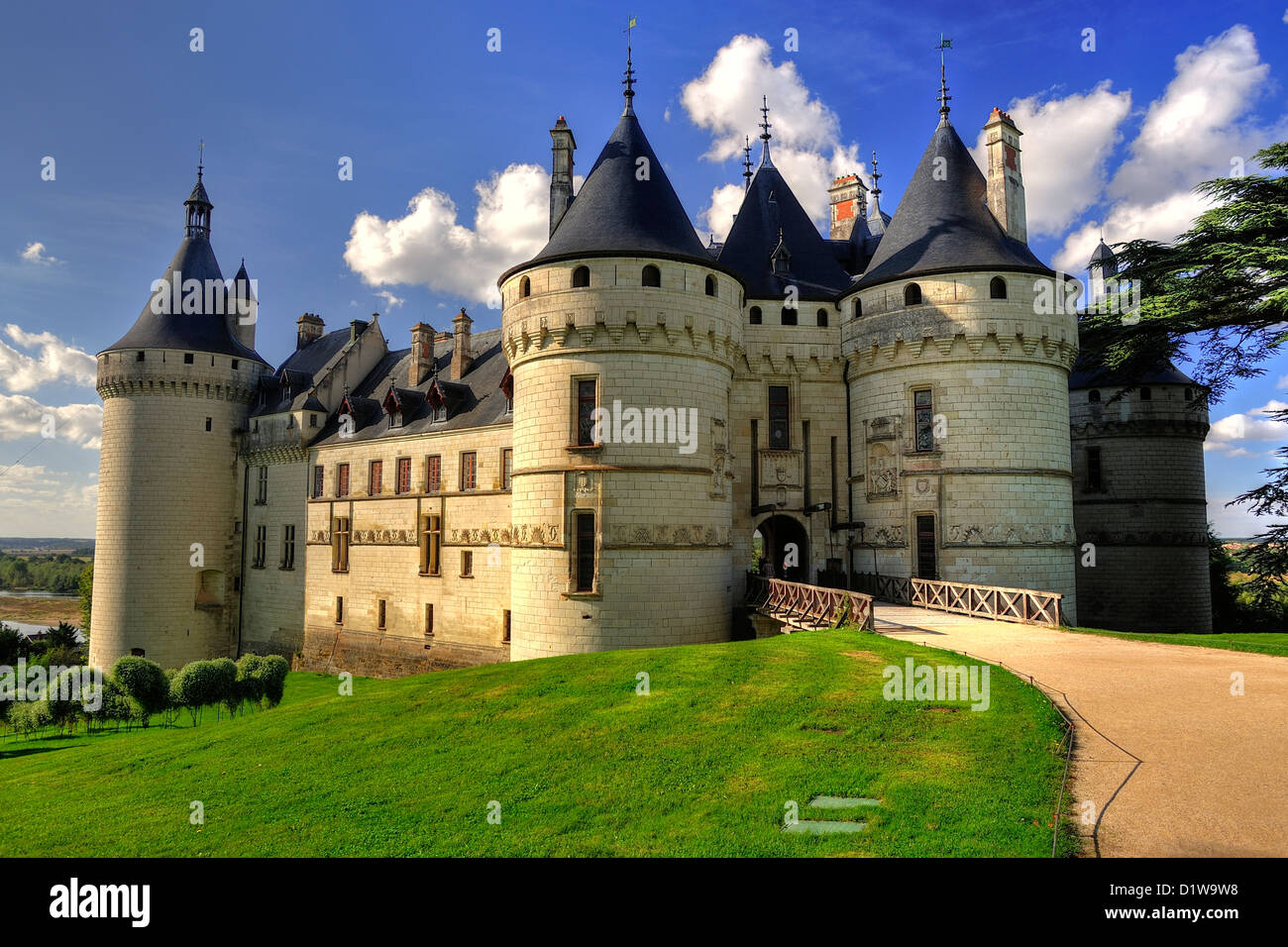 Chateau du Chaumont im Loire-Tal Stockfoto