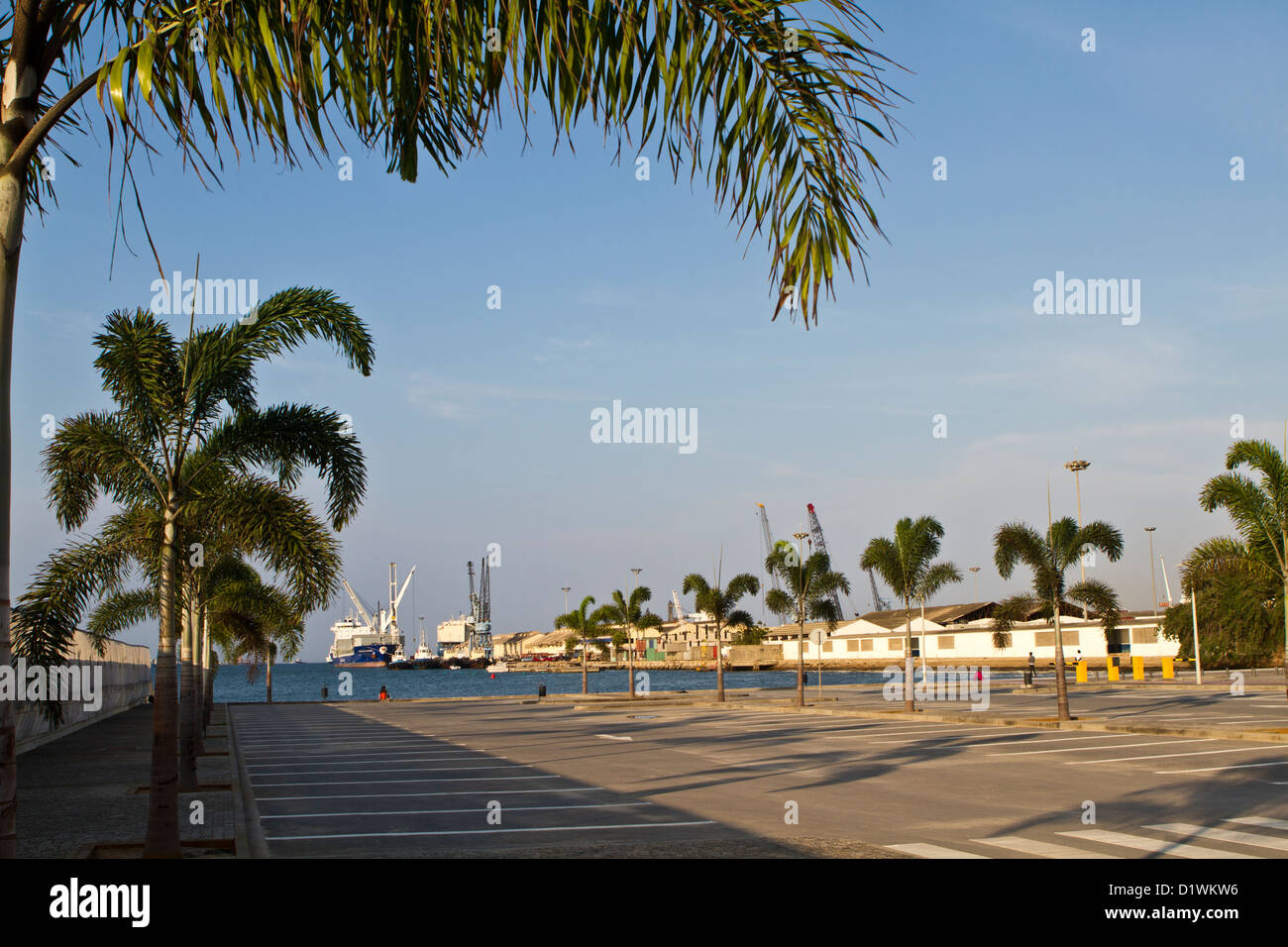 Hafen von Luanda, Angola Stockfoto