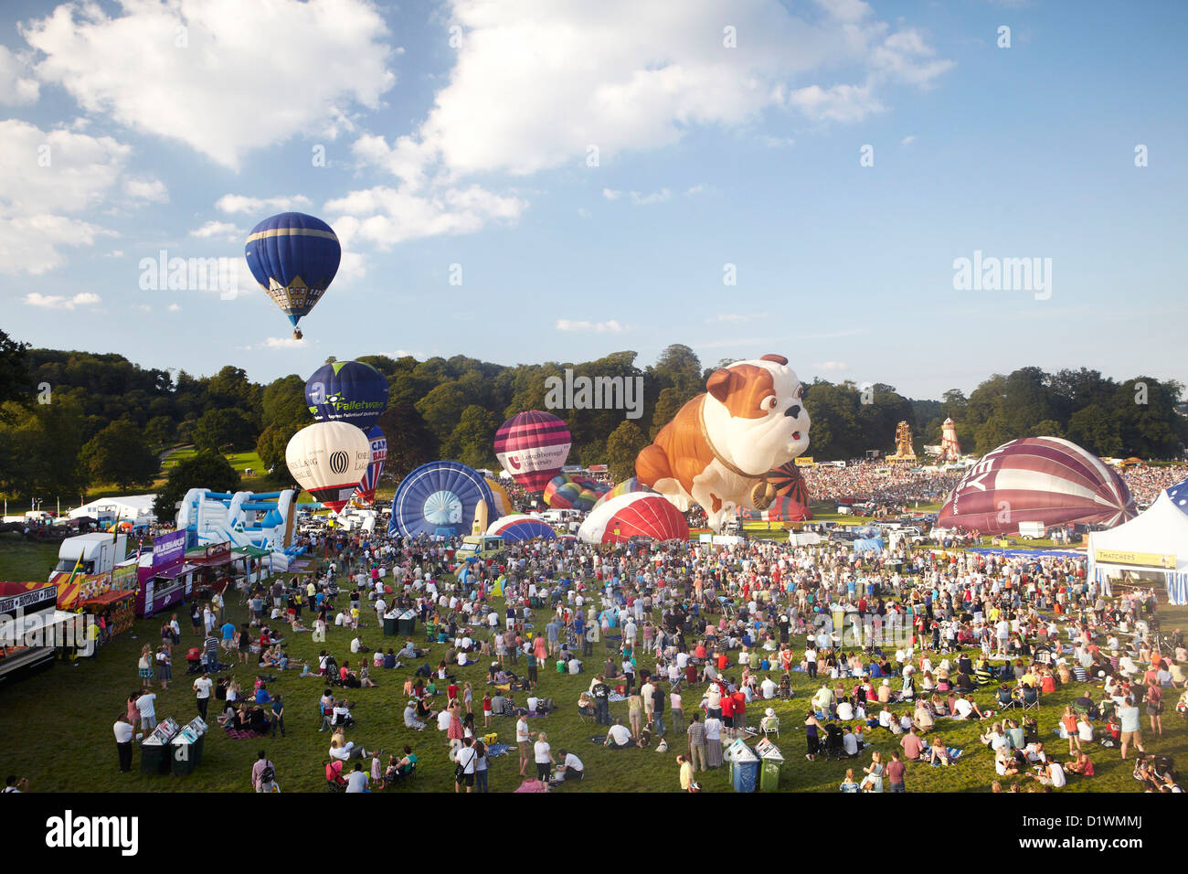 Bristol International Balloon Fiesta Stockfoto