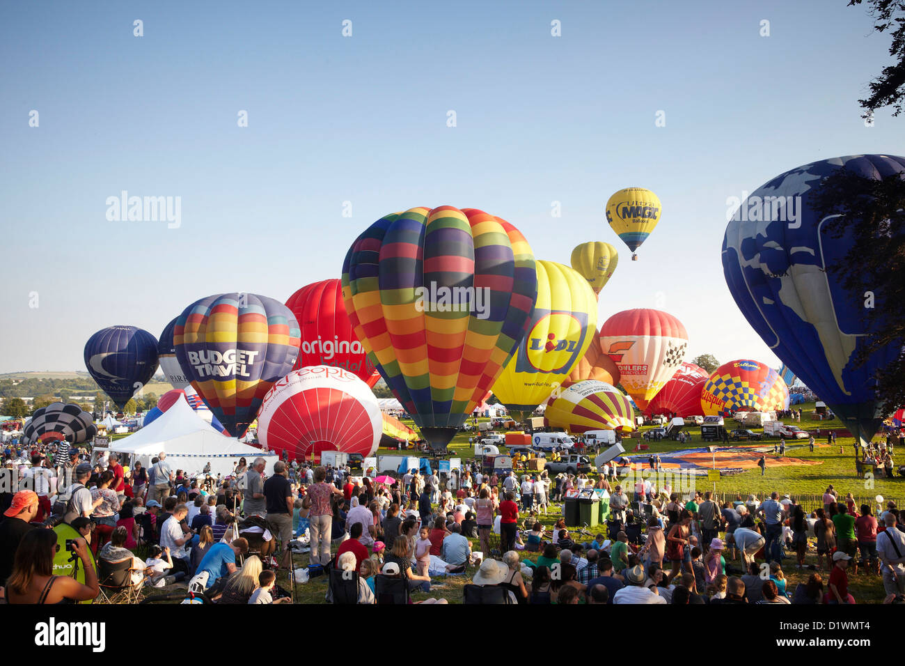 Bristol International Balloon Fiesta Stockfoto