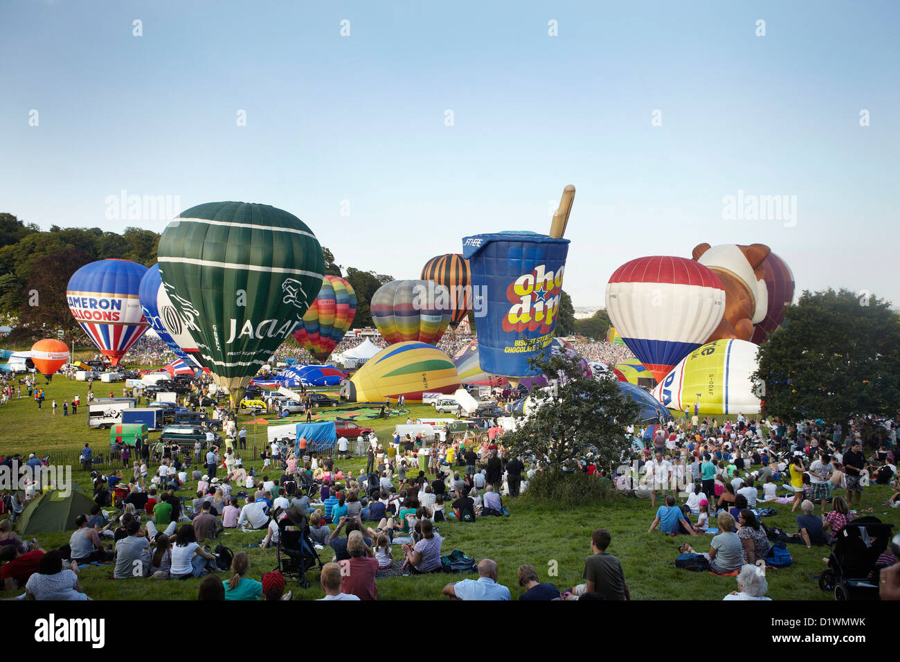 Bristol International Balloon Fiesta Stockfoto