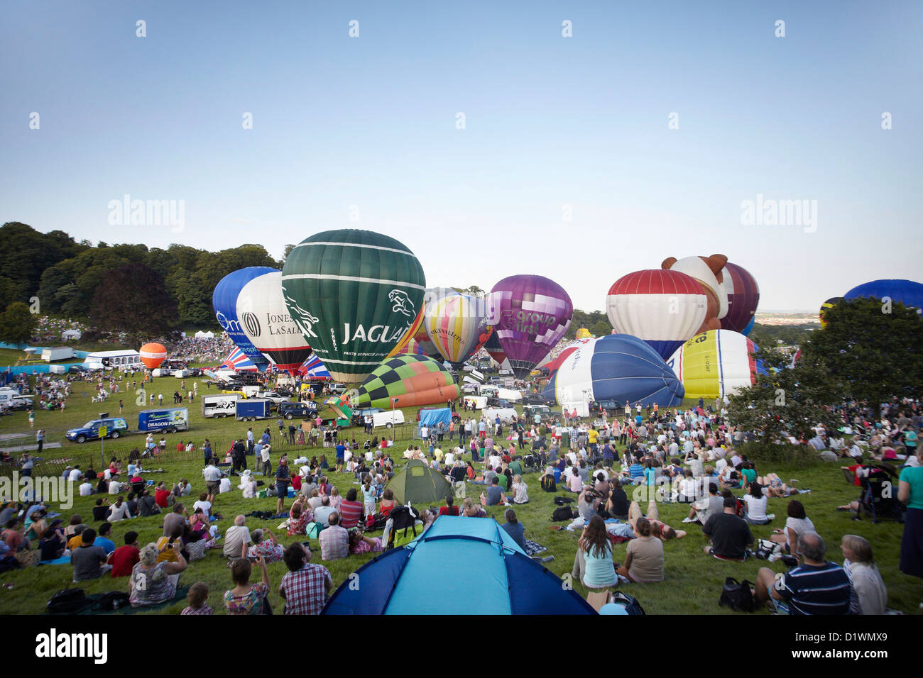 Bristol International Balloon Fiesta Stockfoto
