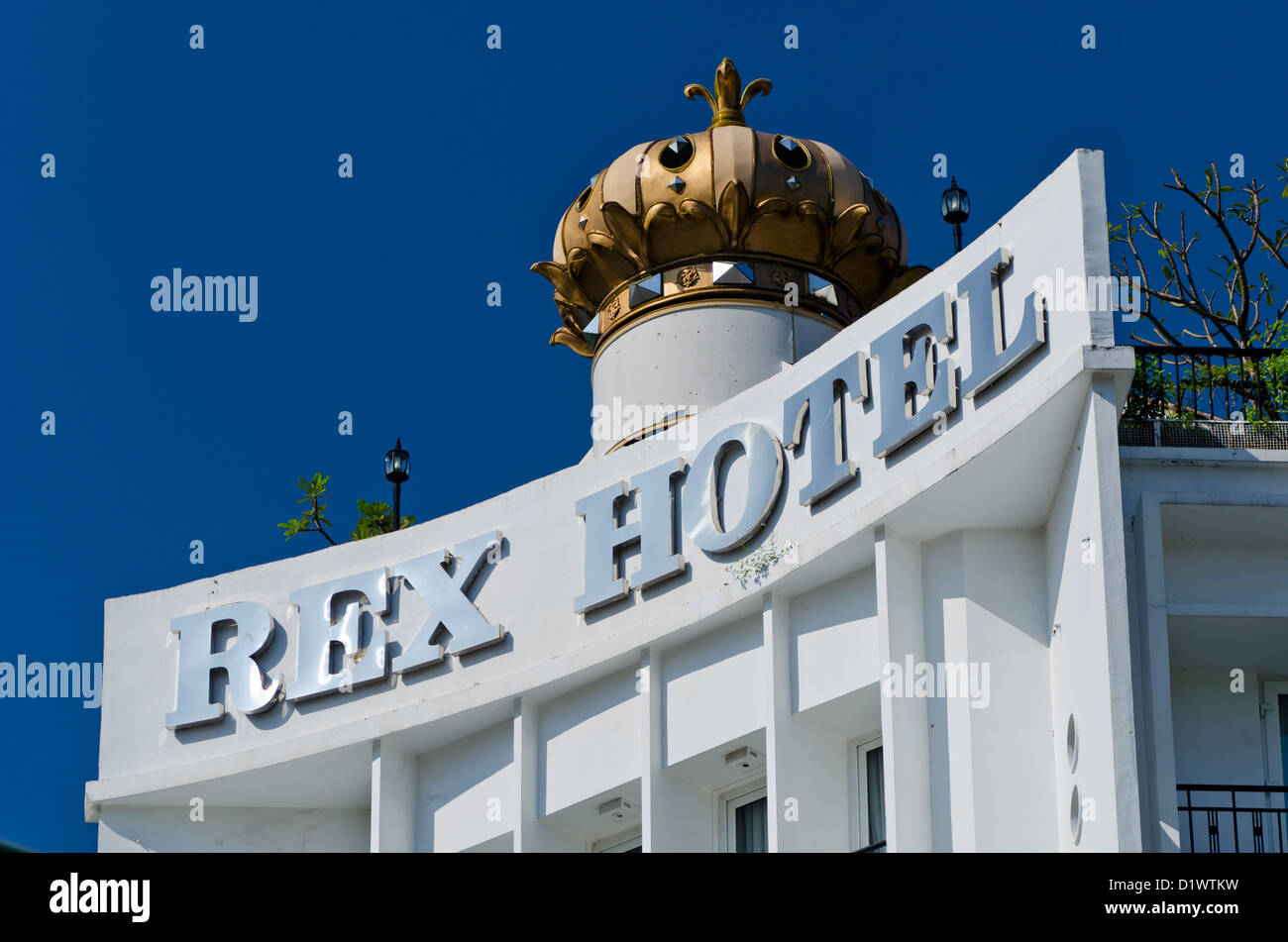 Rex Hotel Sign, Ho-Chi-Minh-Stadt, Vietnam Stockfoto