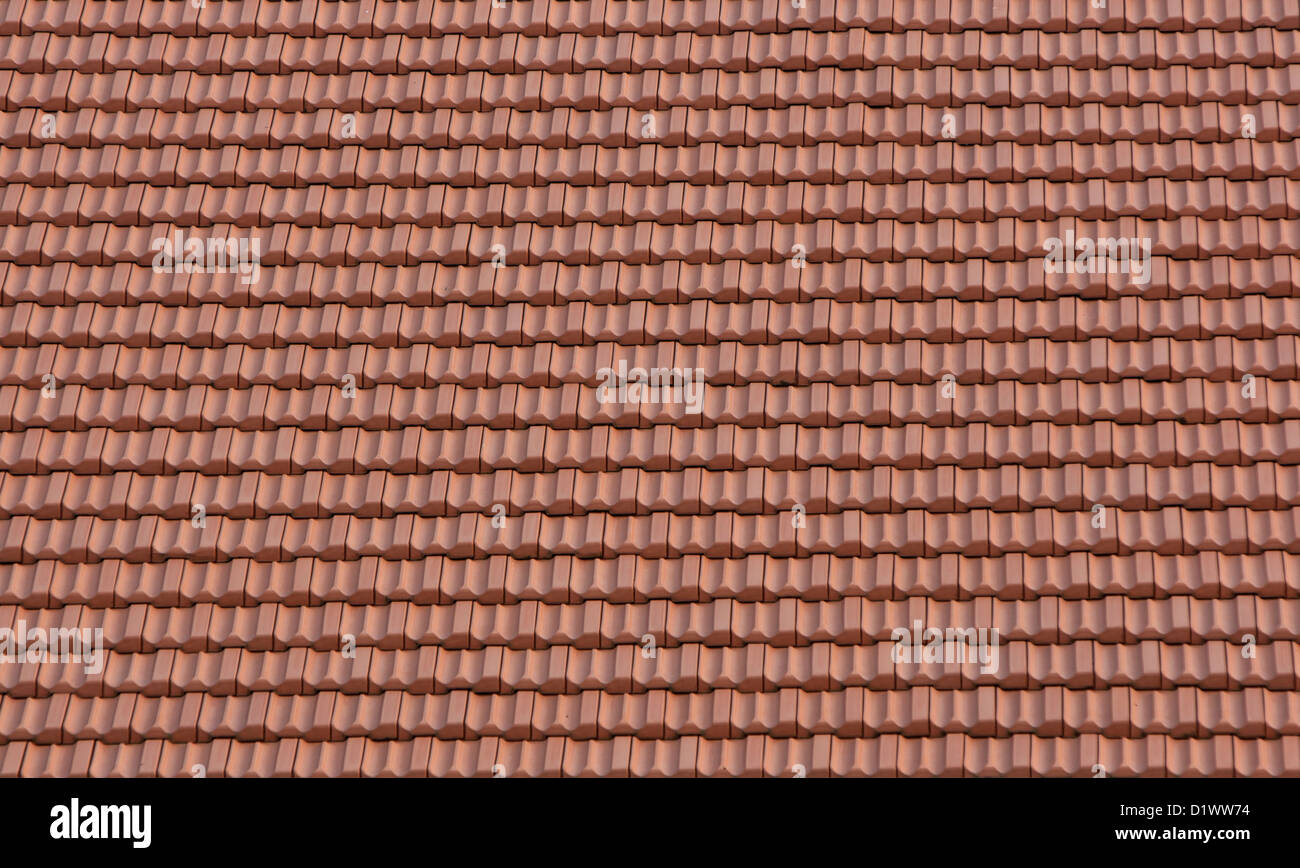 Neue dachziegel Stockfoto