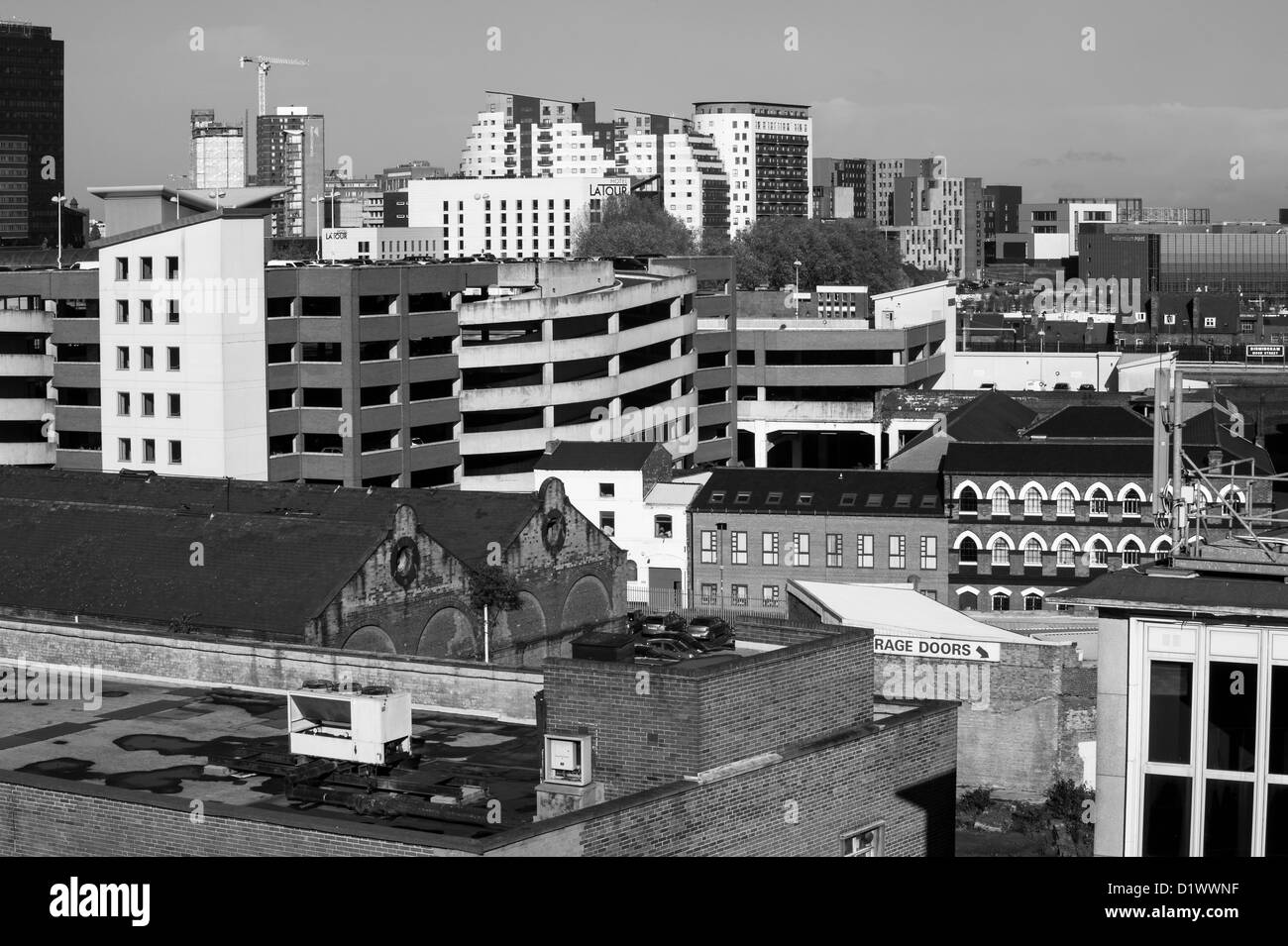 Stadtzentrum von Birmingham, UK Stockfoto