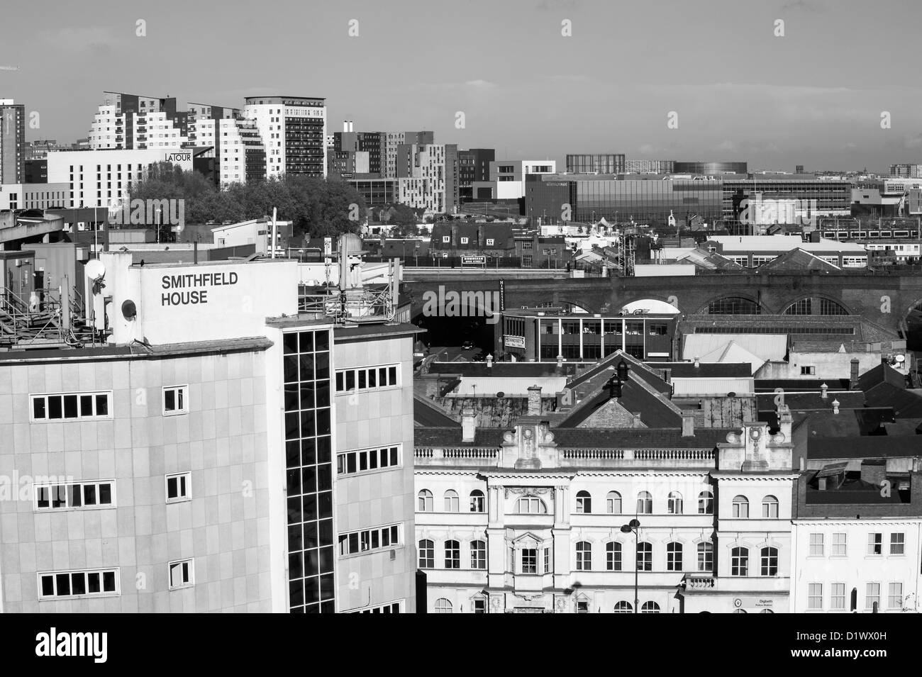 West Midlands Police Station, Millennium Point und Eastside, Digbeth, Birmingham Stockfoto