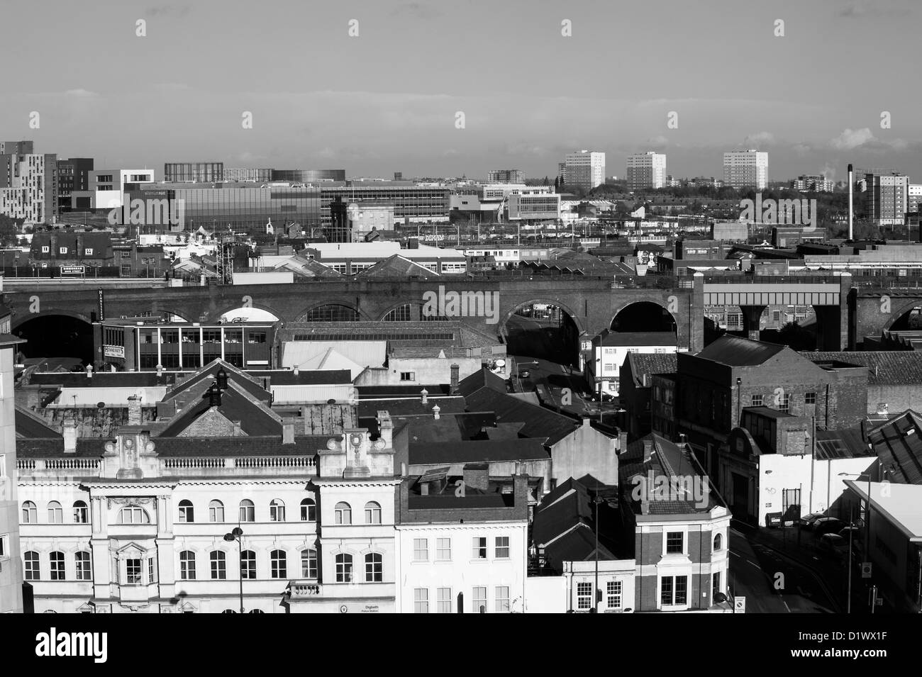 West Midlands Police Station, Millennium Point und Eastside, Digbeth, Birmingham Stockfoto