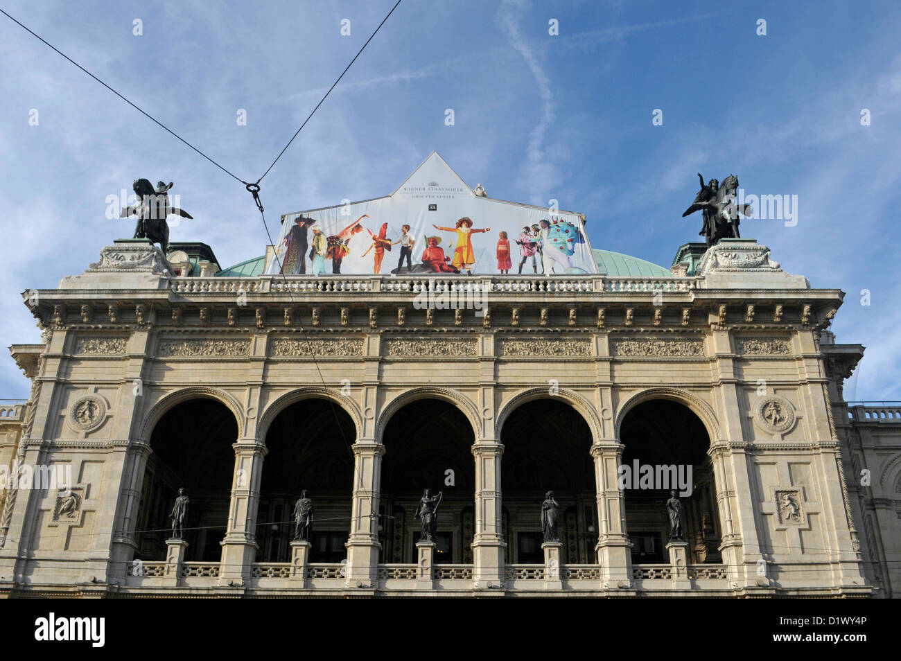 Wien Oper (Staatsoper), Wien, Österreich Stockfoto