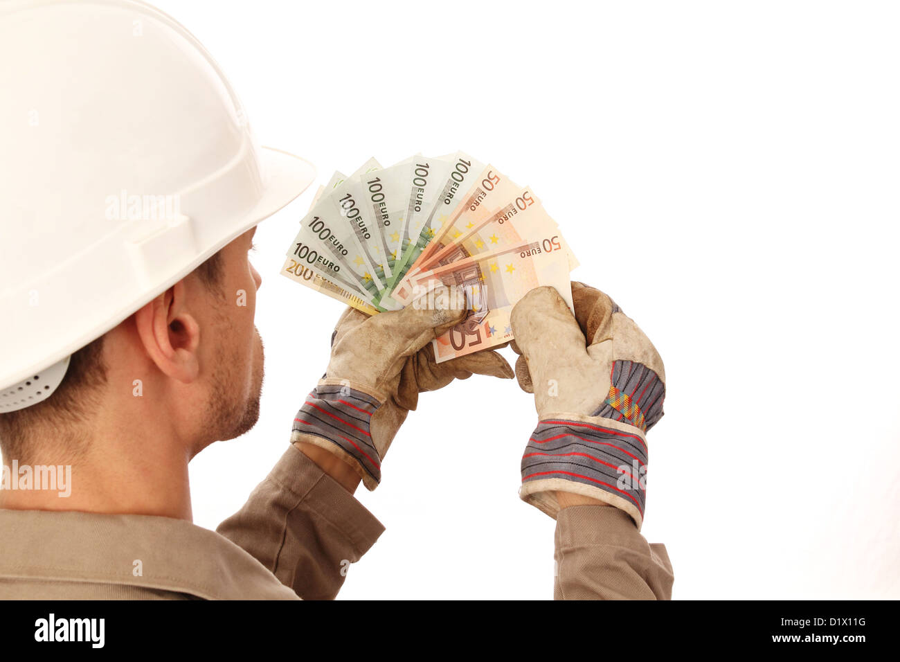 Bauarbeiter Gehalt Stockfotos und -bilder Kaufen - Alamy