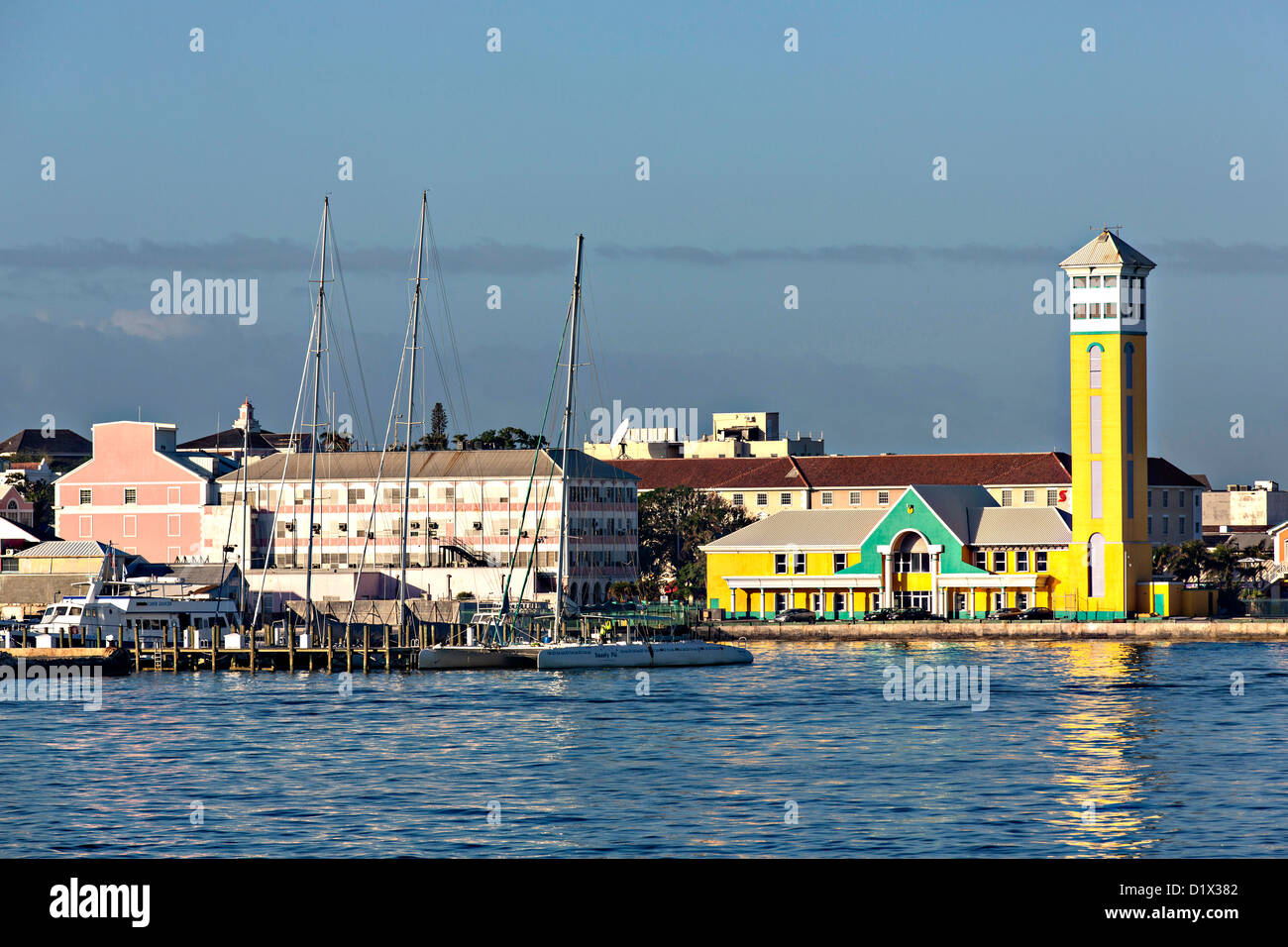 Prince George Wharf, Nassau, Bahamas, Caribbean Stockfoto