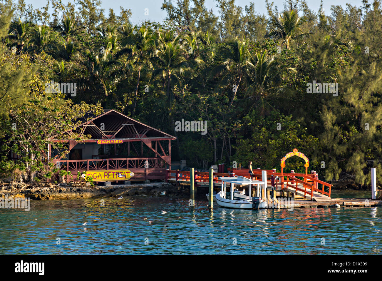 Sevanada Yoga Retreat, Paradise Island, Nassau, Bahamas, Caribbean Stockfoto