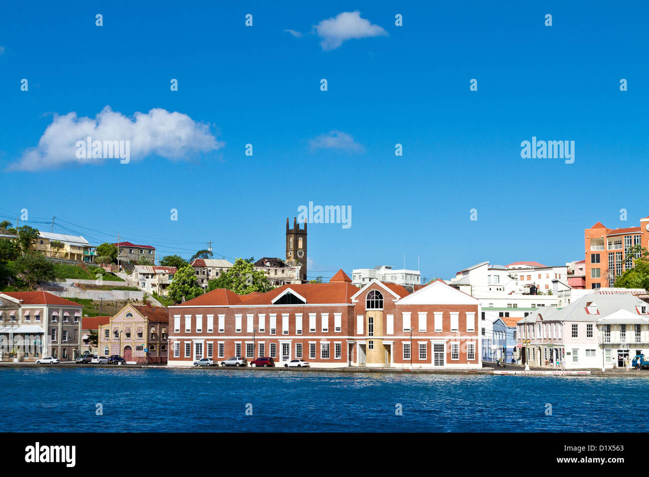 St.-Georgs Hafen, Grenada, West Indies Stockfoto