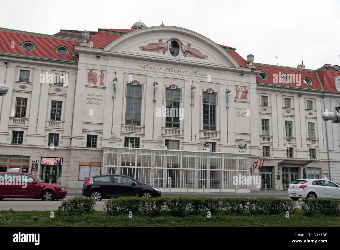 Das Wiener Konzerthaus in Wien, Österreich. Stockfoto