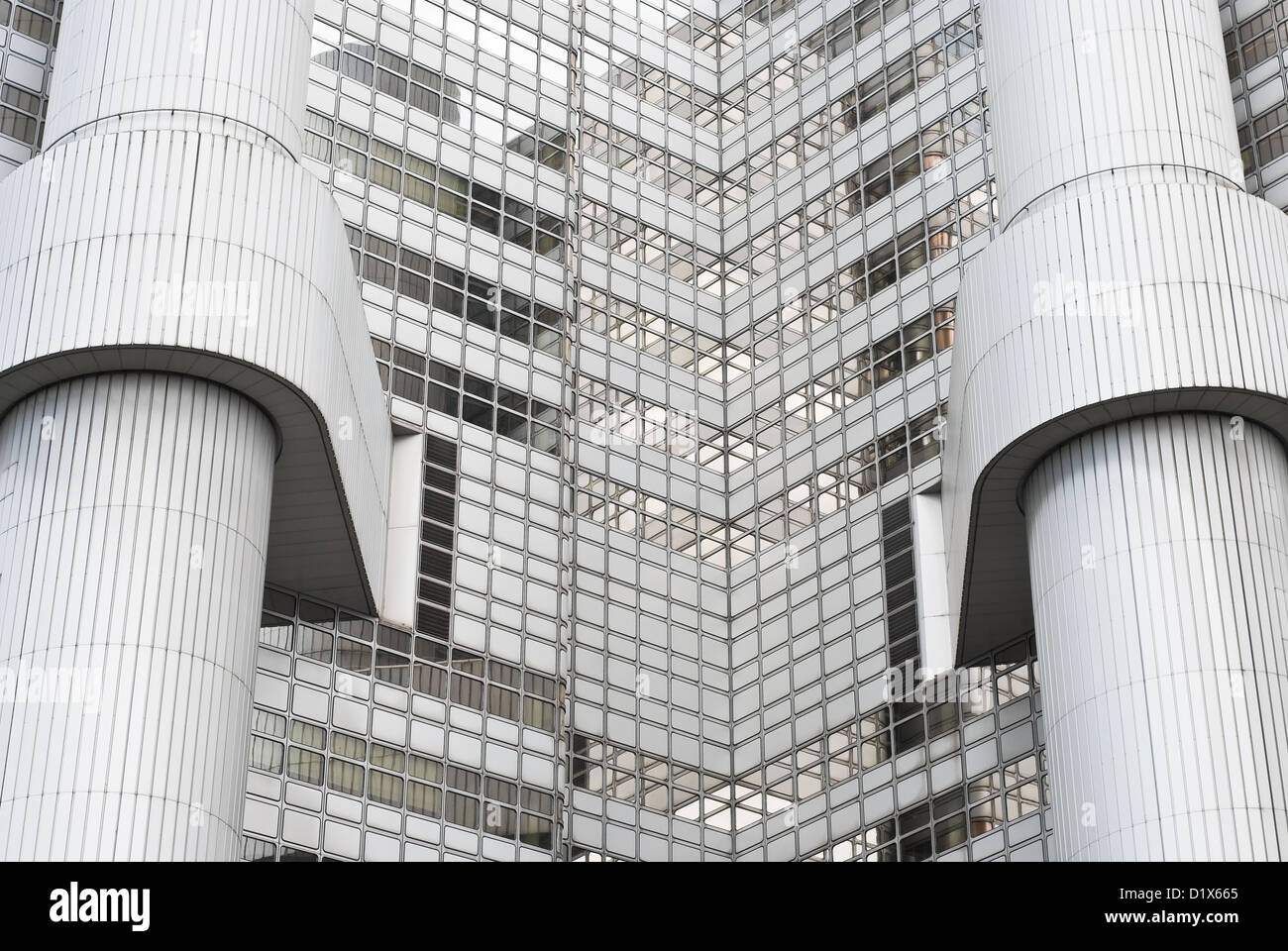 Moderne Architektur als Symbol der Corporate Identity Stockfoto