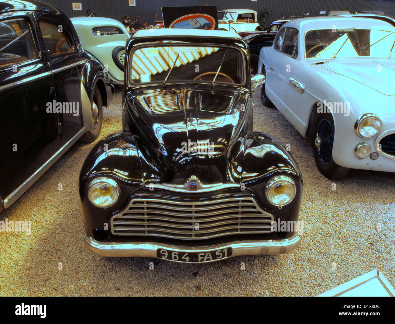 Automobil-Museum Reims Champagne 1948 Simca 6 Stockfoto