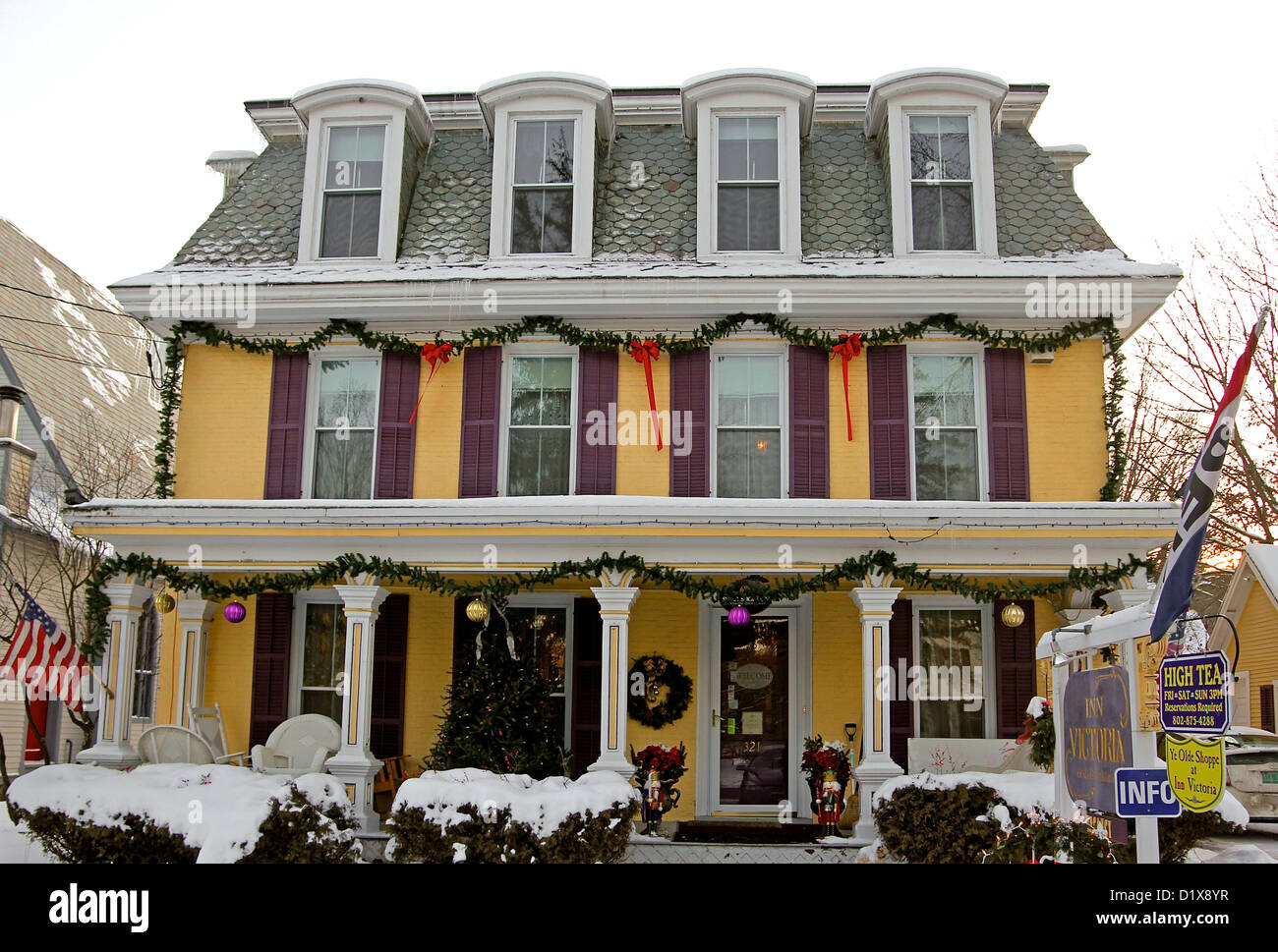 Victoria Inn Bed And Breakfast in Chester, Vermont Stockfoto