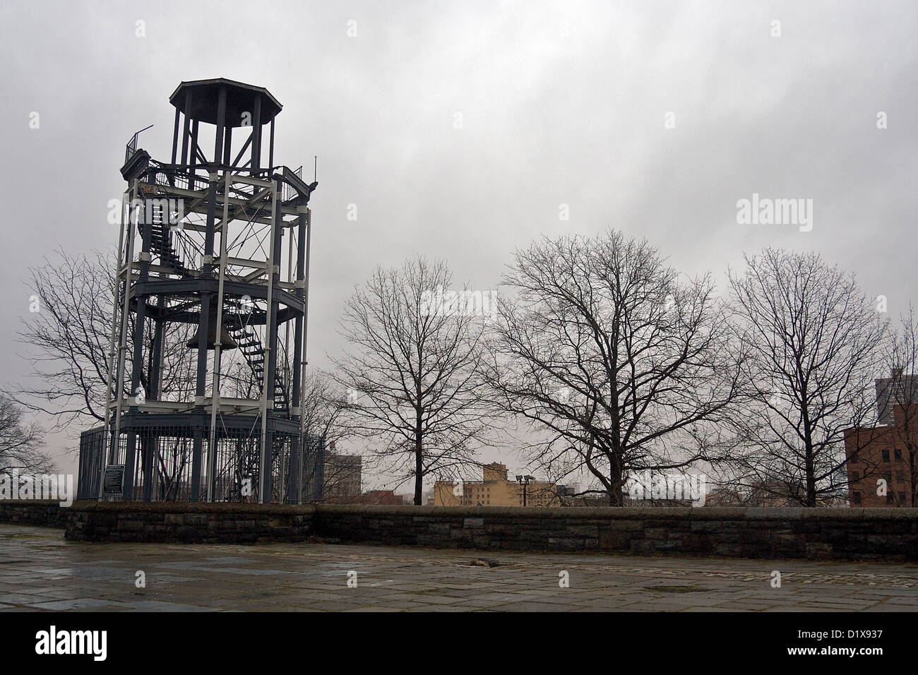 Harlem Feuer Wachtturm, Marcus Garvey Park, New York City Stockfoto